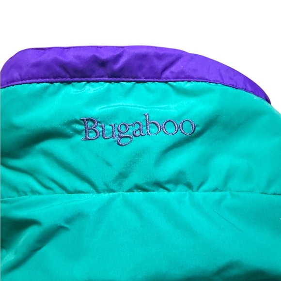 Vintage Columbia Bugaboo Ski Jacket Men’s XL Teal Purple Made in USA 90s - Picture 4 of 16